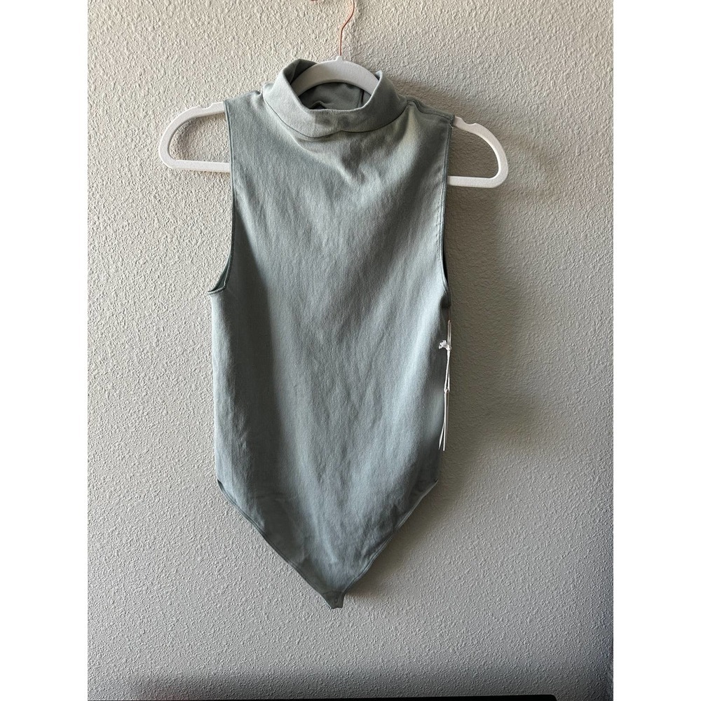 GOOD AMERICAN Mock Neck Seamless Bodysuit